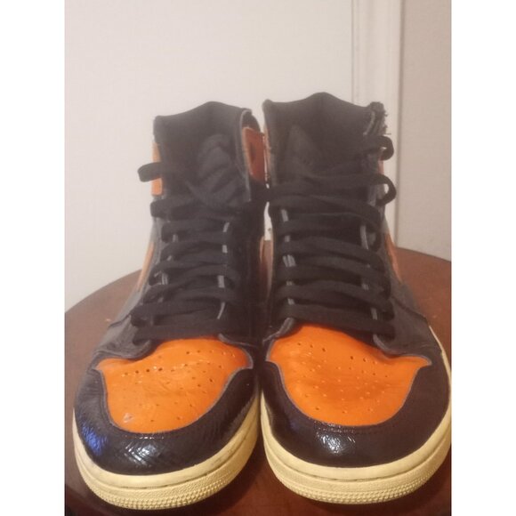 Size 12 - Jordan 1 Retro High Shattered Backboard 3.0 Preowned No Box 555088028 - Picture 7 of 14